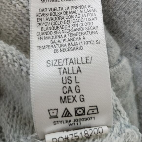 Juicy Couture Crop Hoodie Sweater Jacket Size Large Gray - Picture 6 of 7